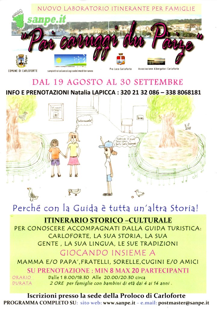 nuovo Itinerario ludico per famiglia - estate 2011